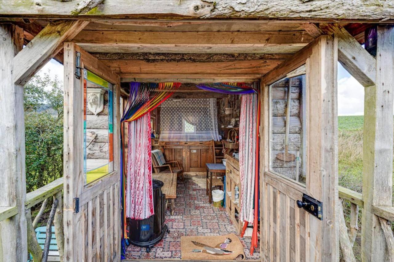 2X Double Bed - Glamping Wagon Dalby Forest 스카버러 외부 사진